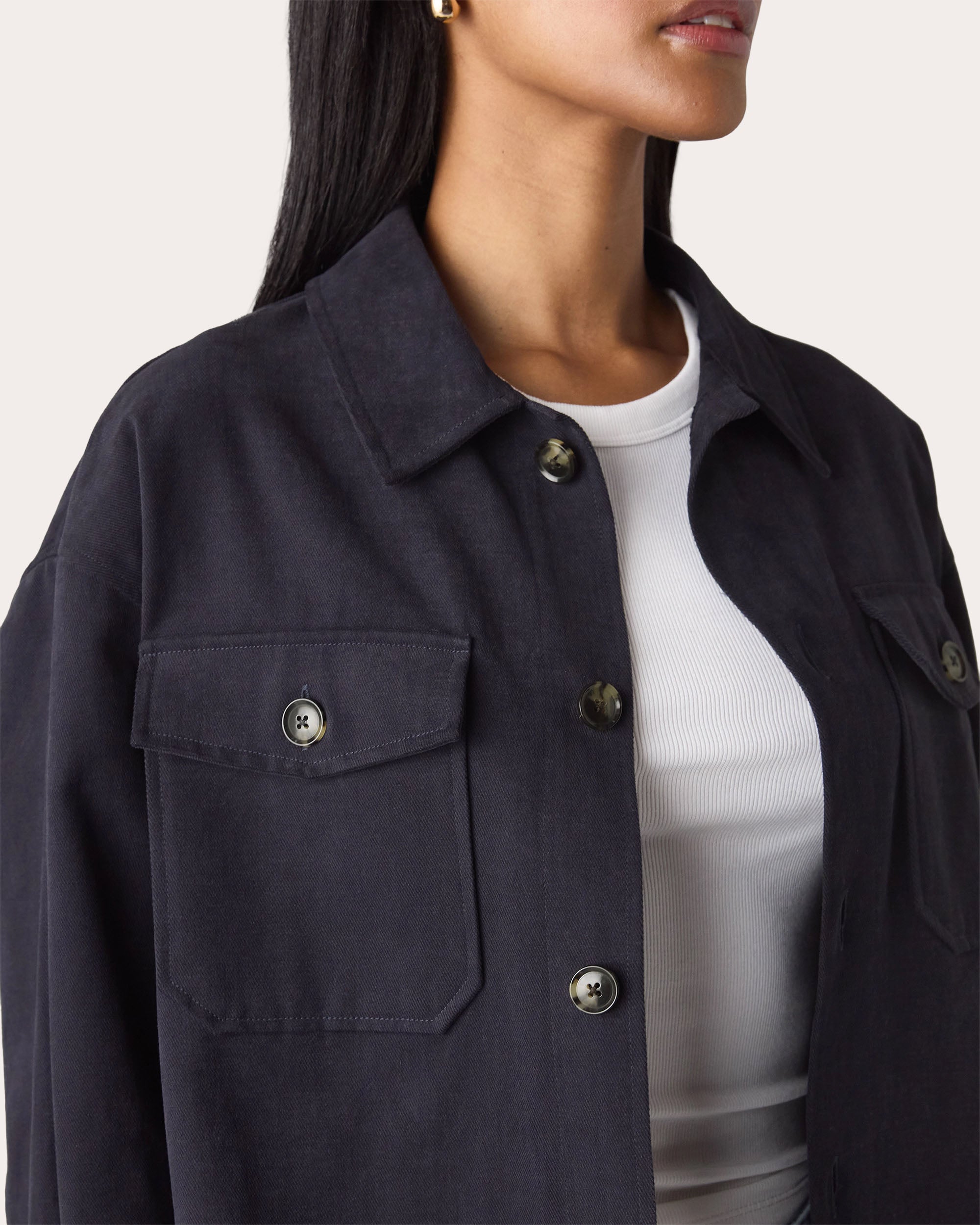 Stow Brushed Twill Overshirt