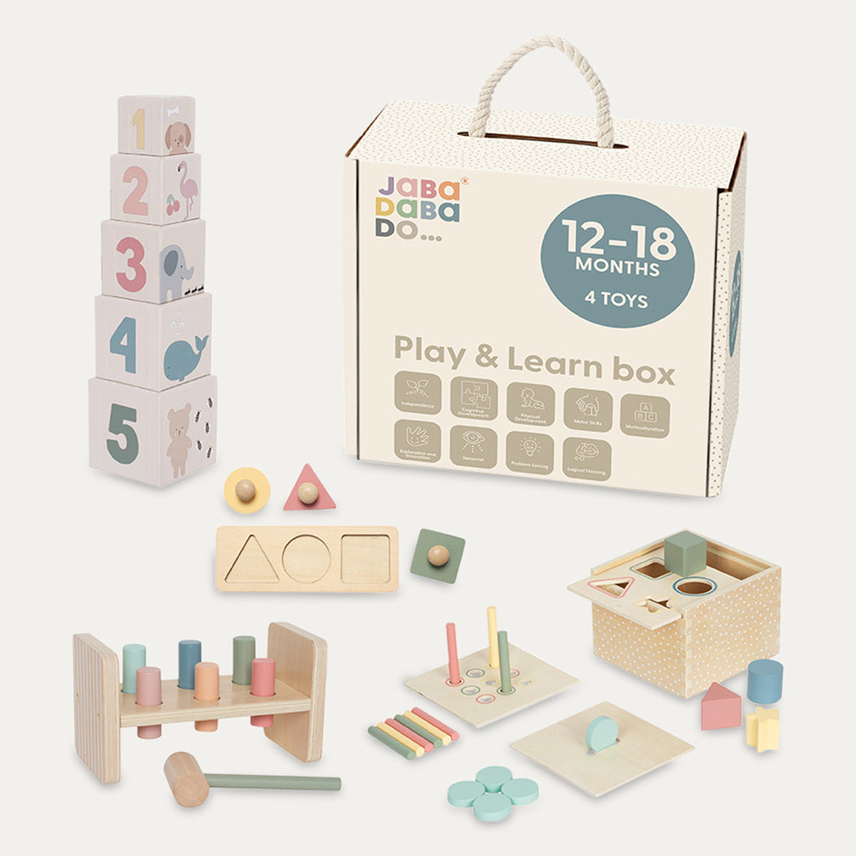 Jabadabado Play and Learn Box 12 to 18 Months