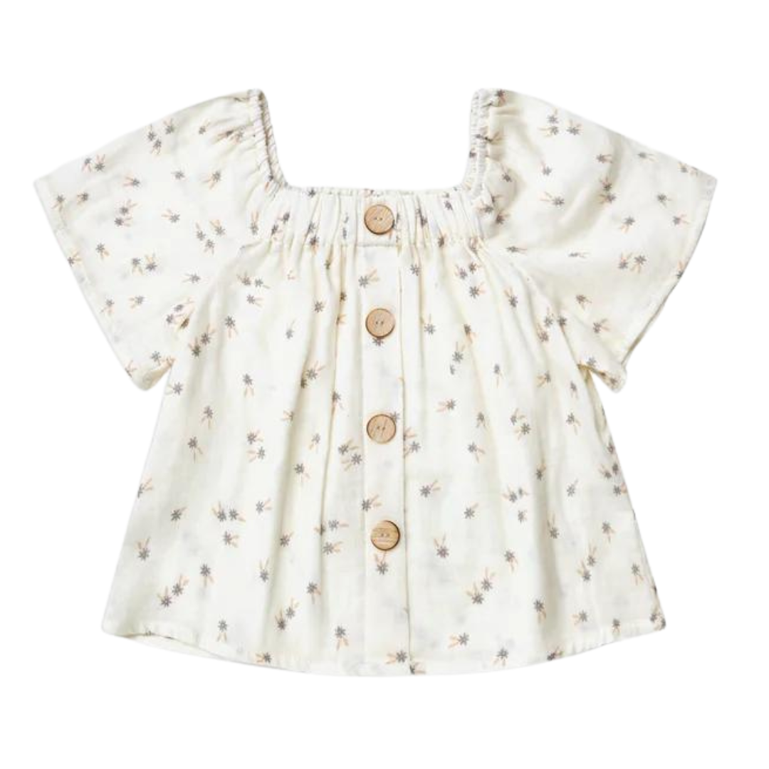 Leah Top Blue Daisy