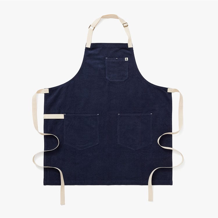 Blueberry Corduroy Essential Apron