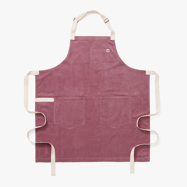 Mulberry Purple Corduroy Essential Apron