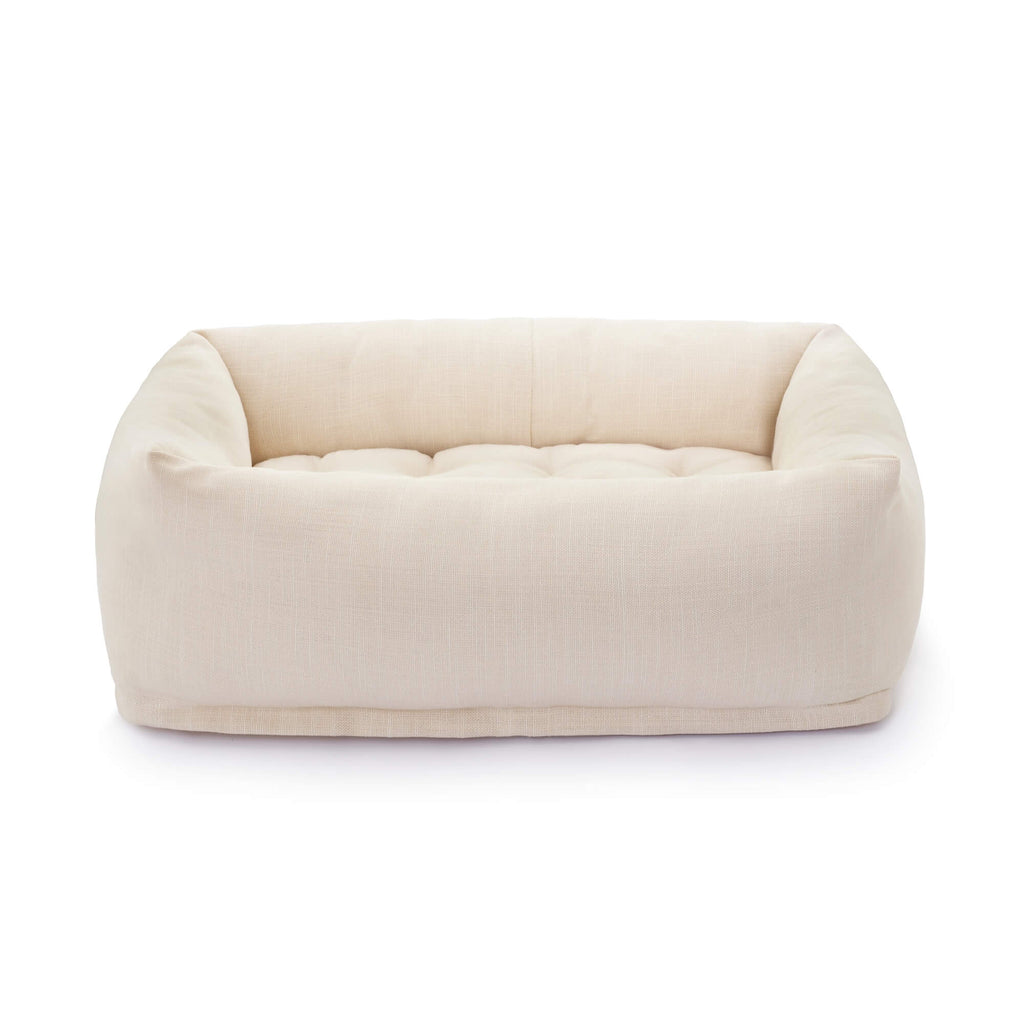 Oatmeal Bolster Dog Bed