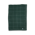 Cotton Muslin Baby Quilt - Evergreen Plaid