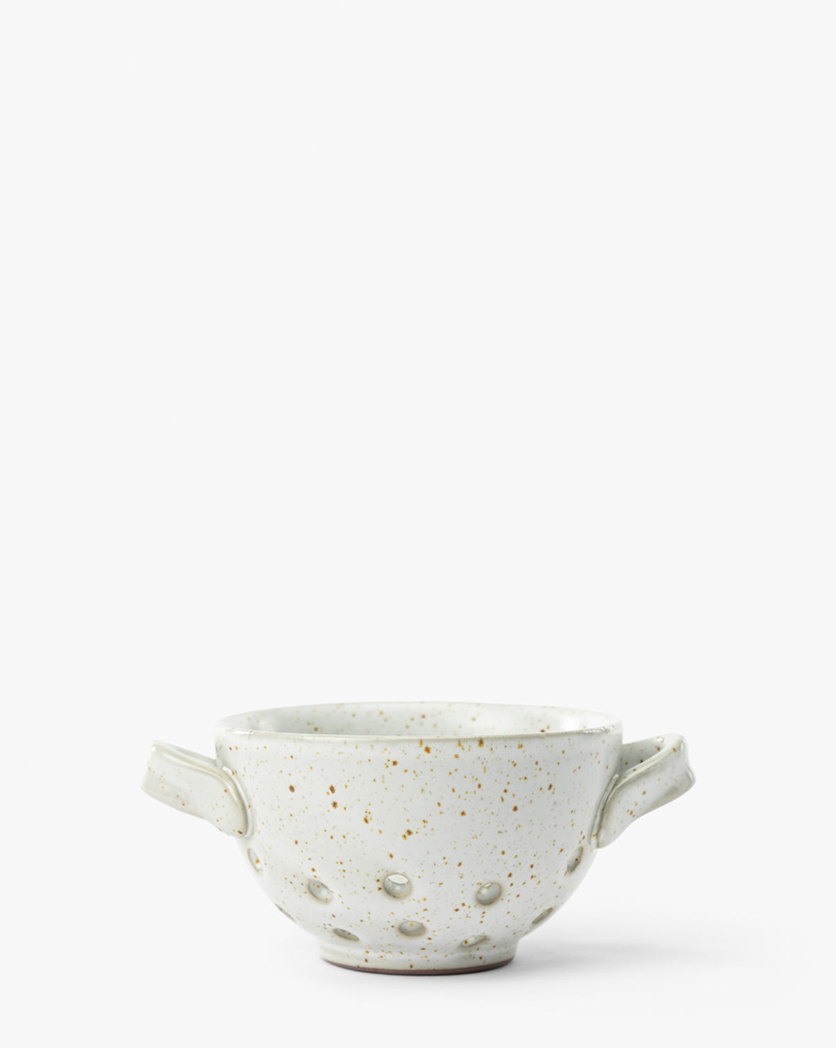 Cream Handled Berry Bowl