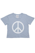 Peace Cropped Lorel Tee