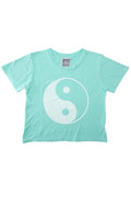 Yin Yang Cropped Lorel Tee