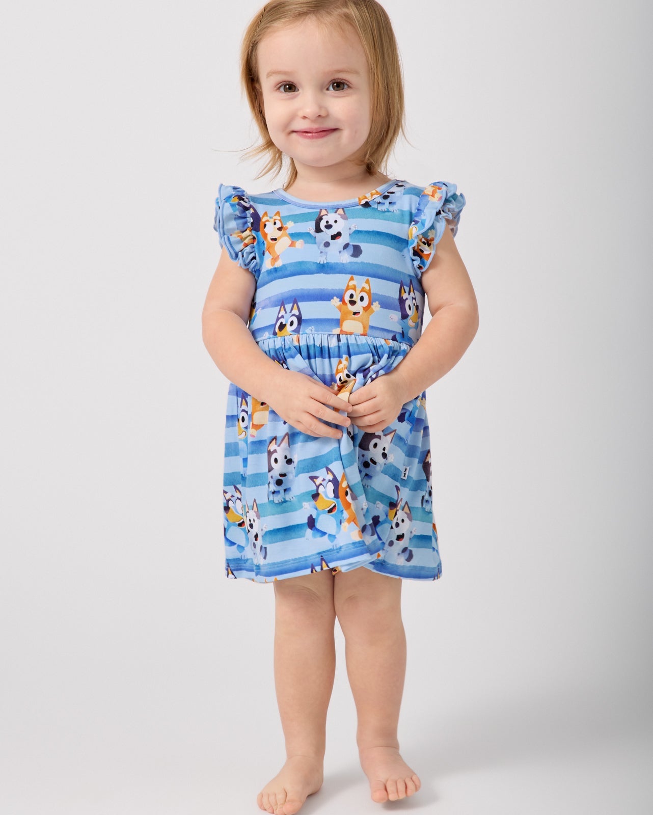 Bluey Dance All Day Flutter Skater Dress with Bodysuit