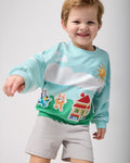 Bluey The Heeler House Drop Shoulder Crewneck
