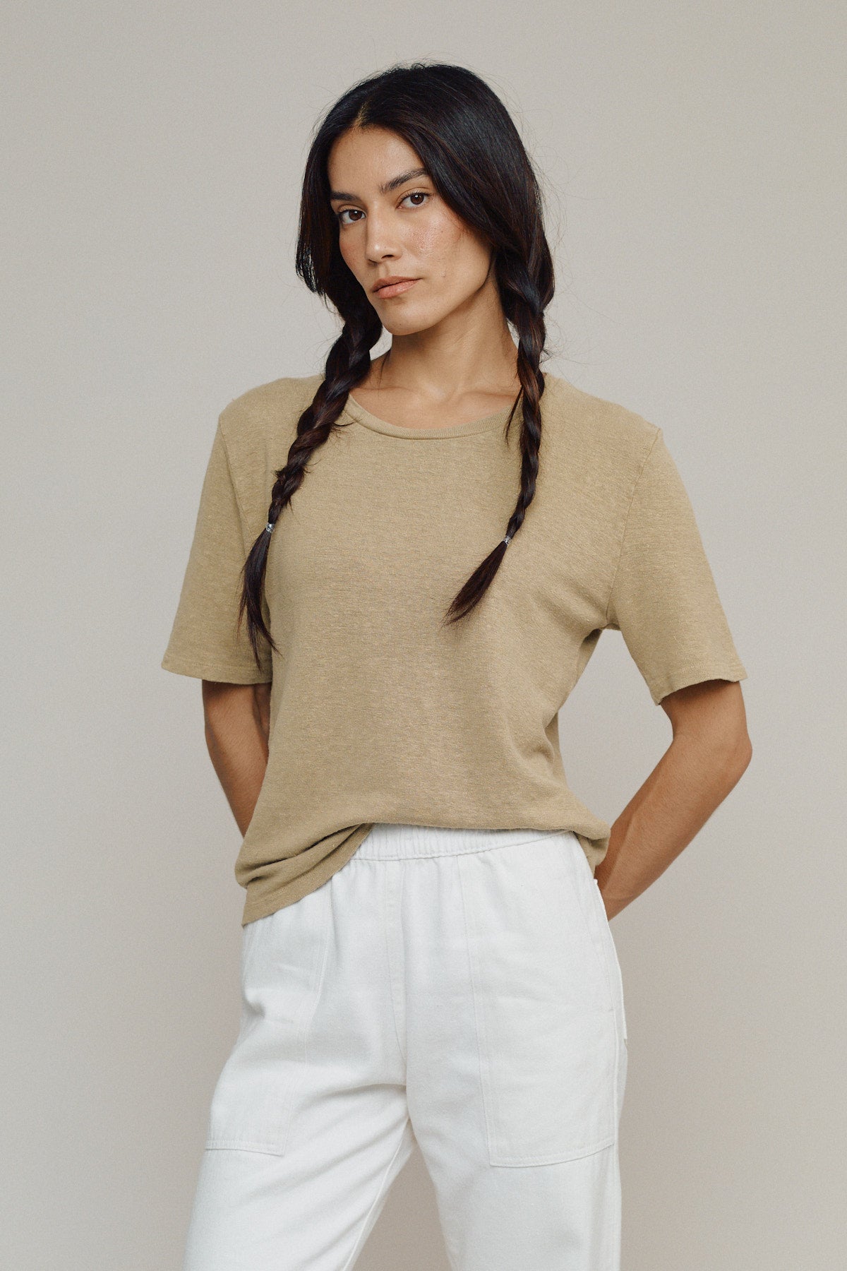 Dakota - 100% Hemp Cropped Tee