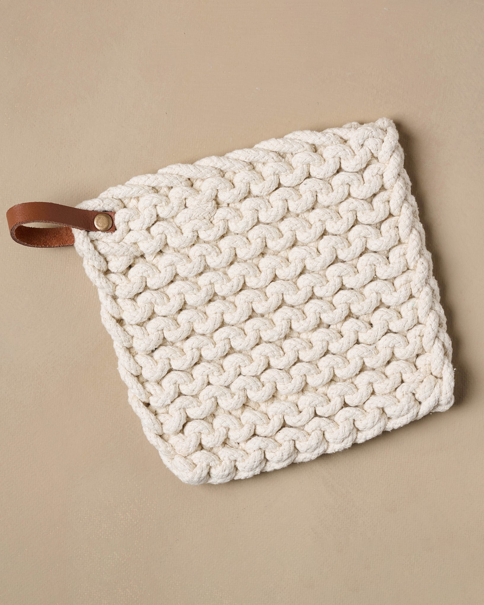 Hand Crocheted Cotton Pot Holder