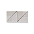 DG17 Sample in Mid-Century White Blend Triangles