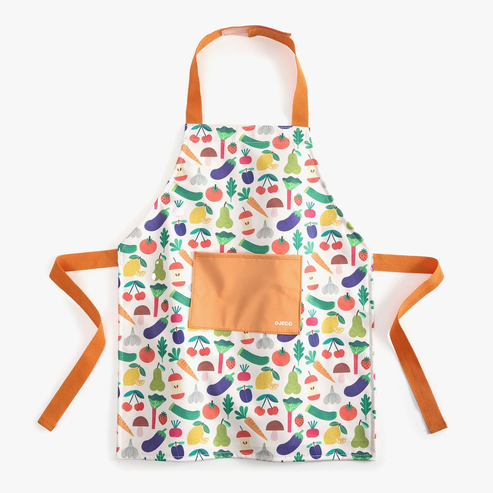 Djeco Childrens Apron Vegetable Print