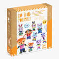 Djeco Funky Family Magnet Craft Kit