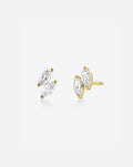 Double Marquise Lab Diamond Studs