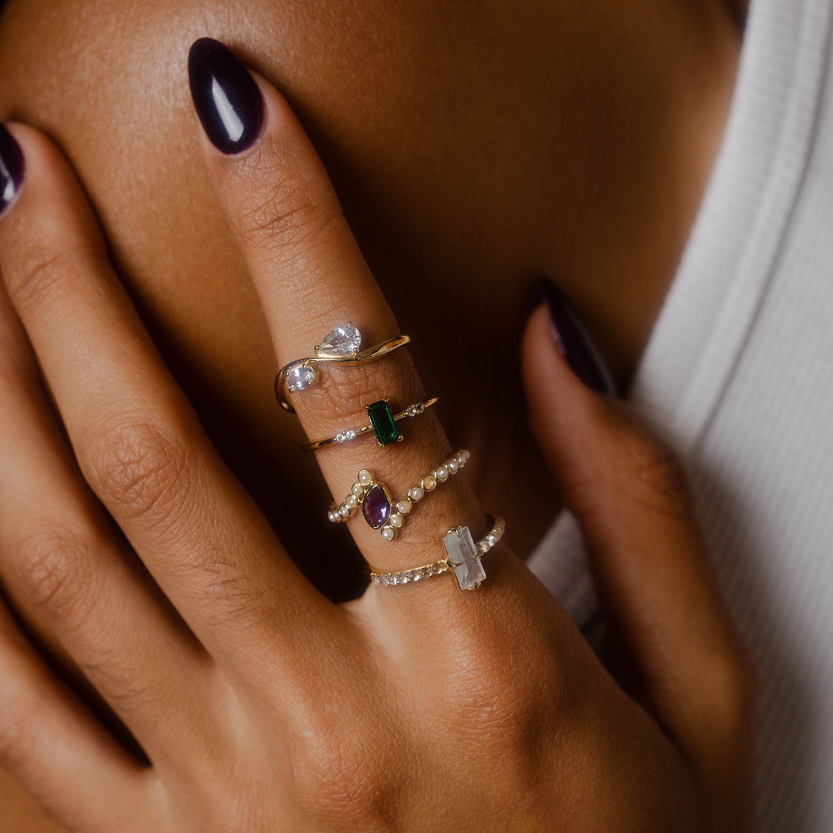 2026 March Capsule Delicate Aquamarine Solitaire Ring