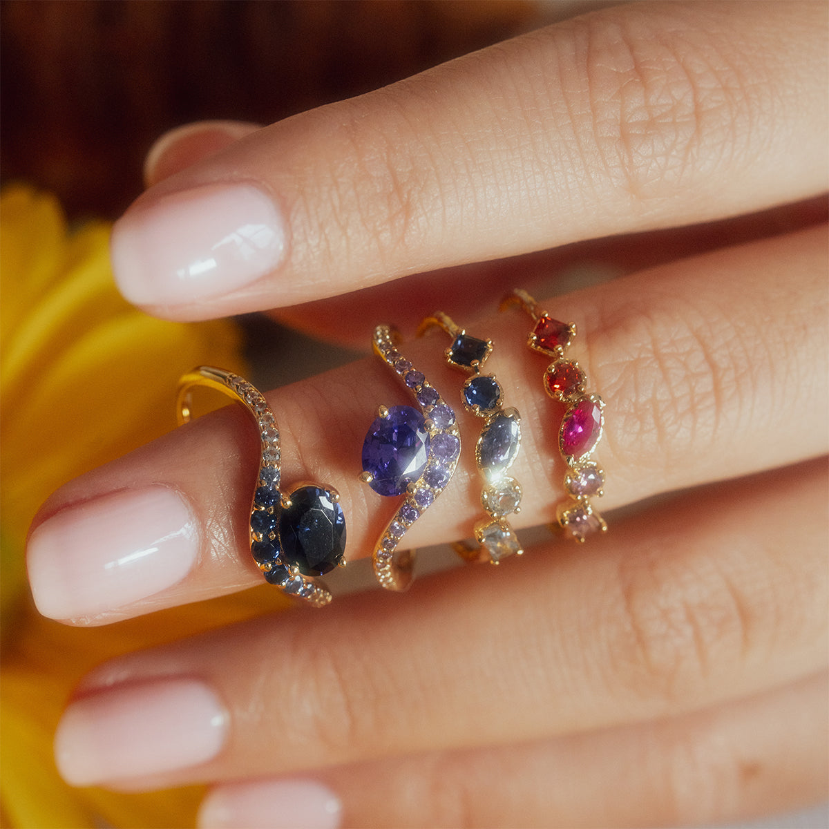 Shades of You Ombre Birthstone Ring Last Chance Sizes