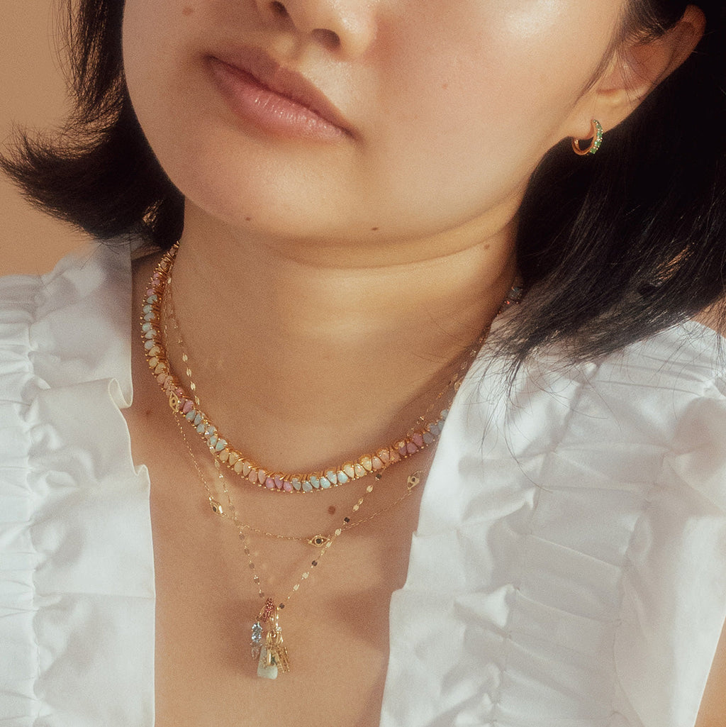 Opal Dancing Dreams Tennis Necklace