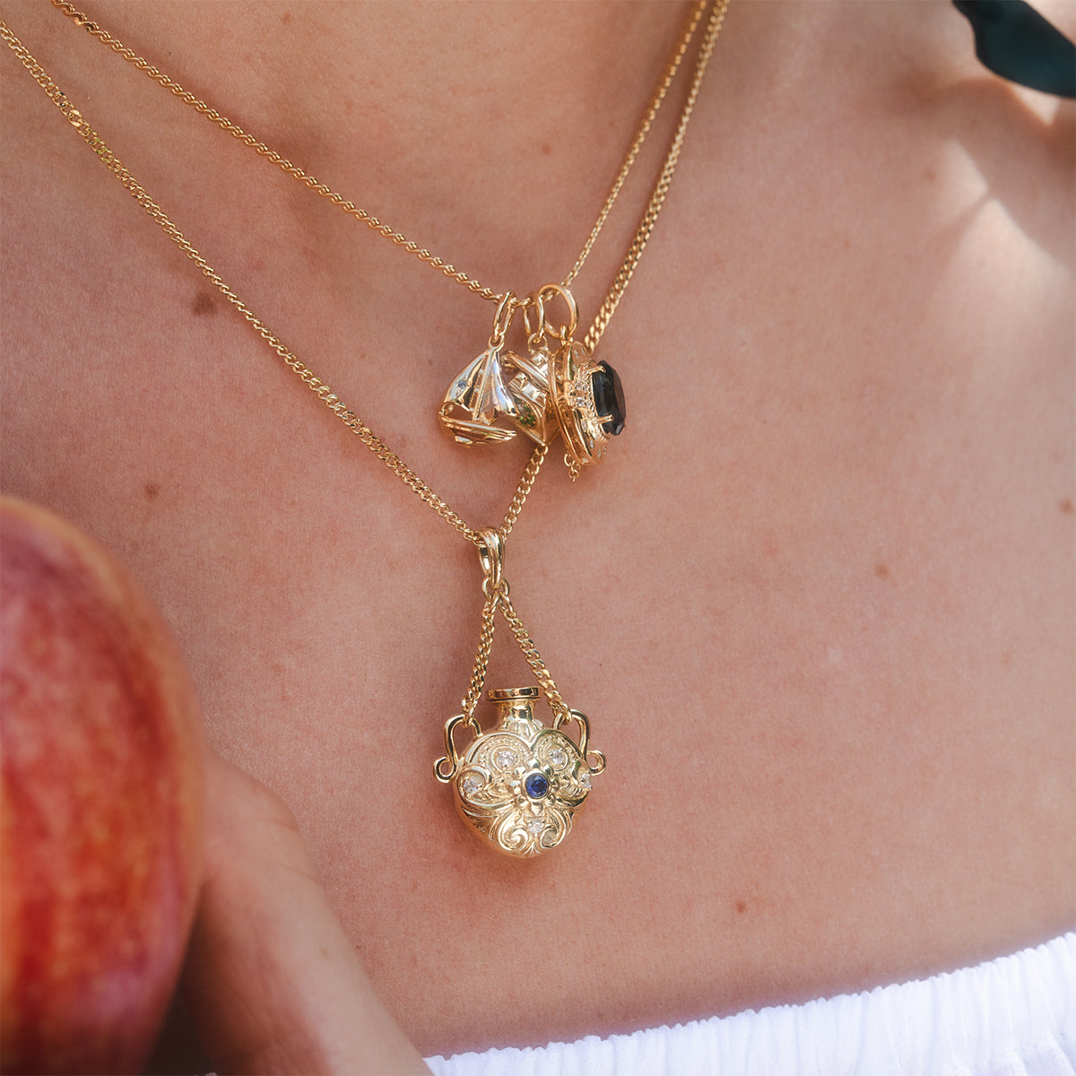 Juliet Vial Pendant Necklace