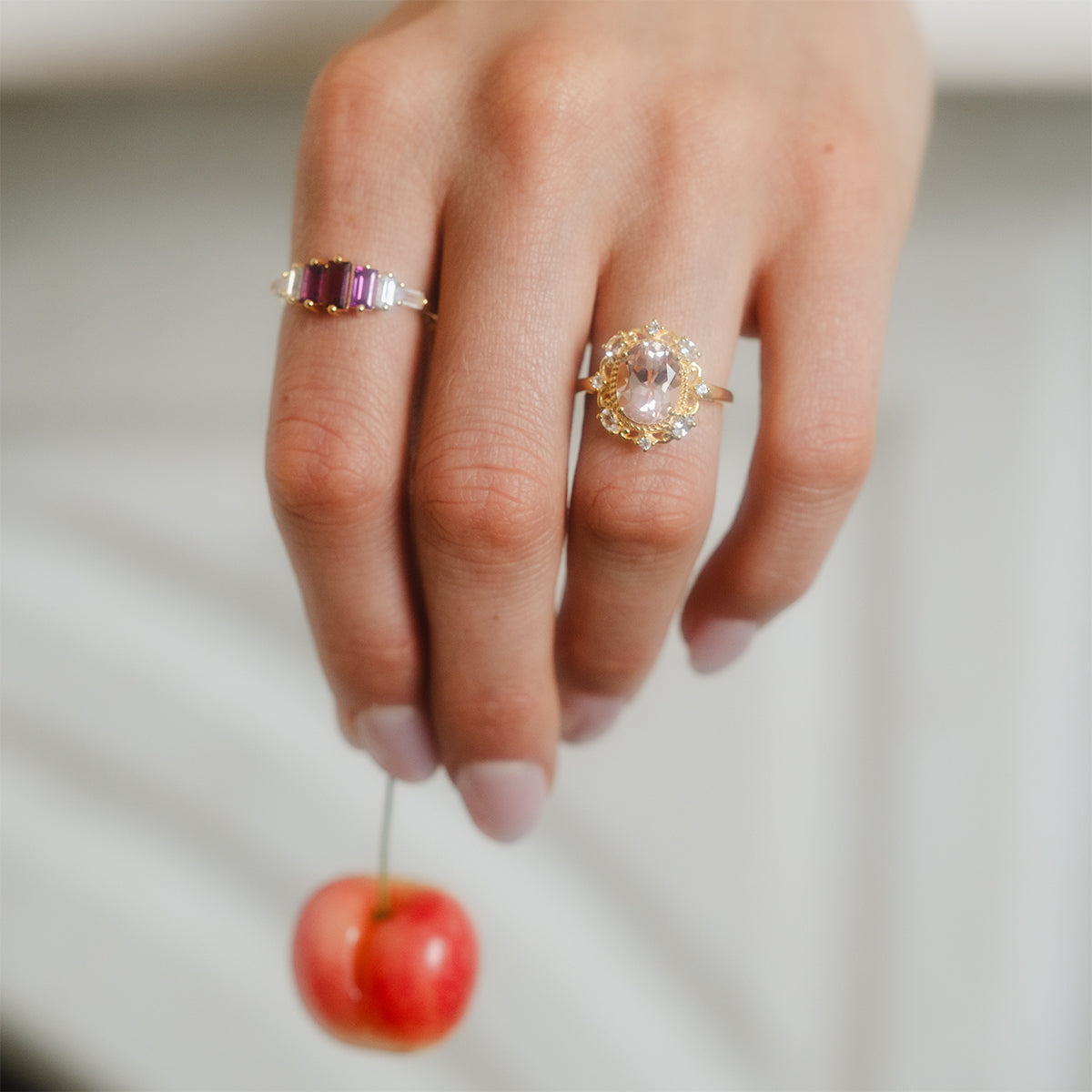 Royal Blush Cocktail Ring Last Chance Sizes
