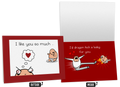 Baby Kick - NSFW Love & Friendship Greeting Card