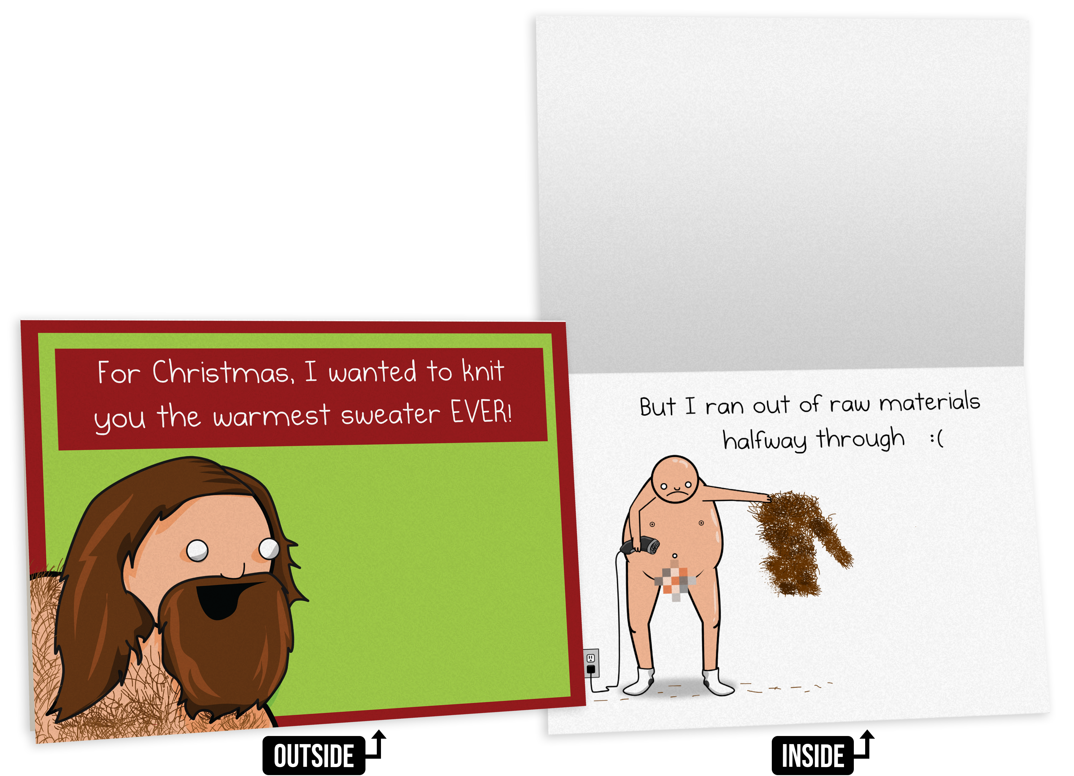 Sweater - NSFW Holiday Greeting Card