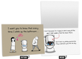 NSFW Toilet Spider - Love & Friendship Greeting Card
