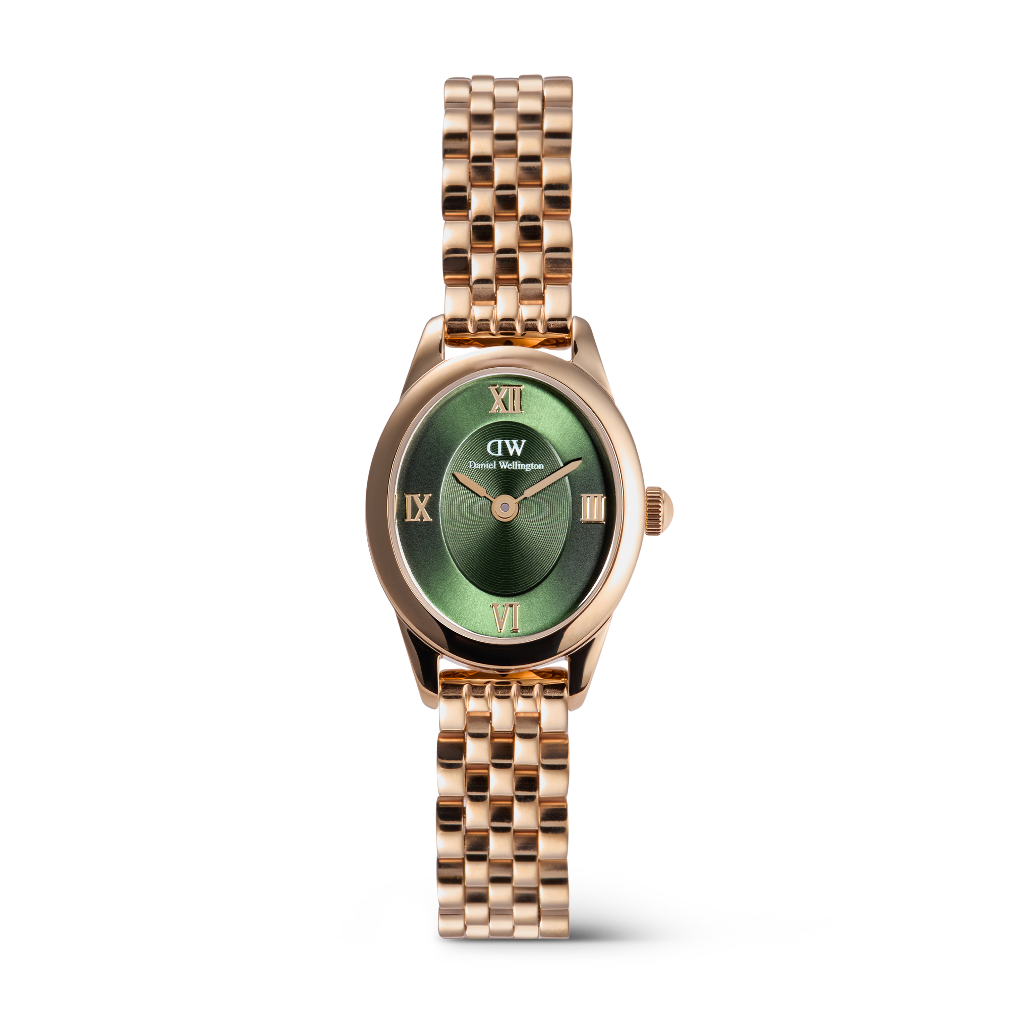 Ophelia Mini Emerald Rose Gold