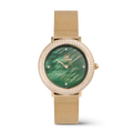 Crystalline Bezel Evergold Green