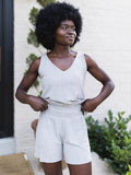 Women's Bamboo Rib-Knit Lounge Short - Wholesale