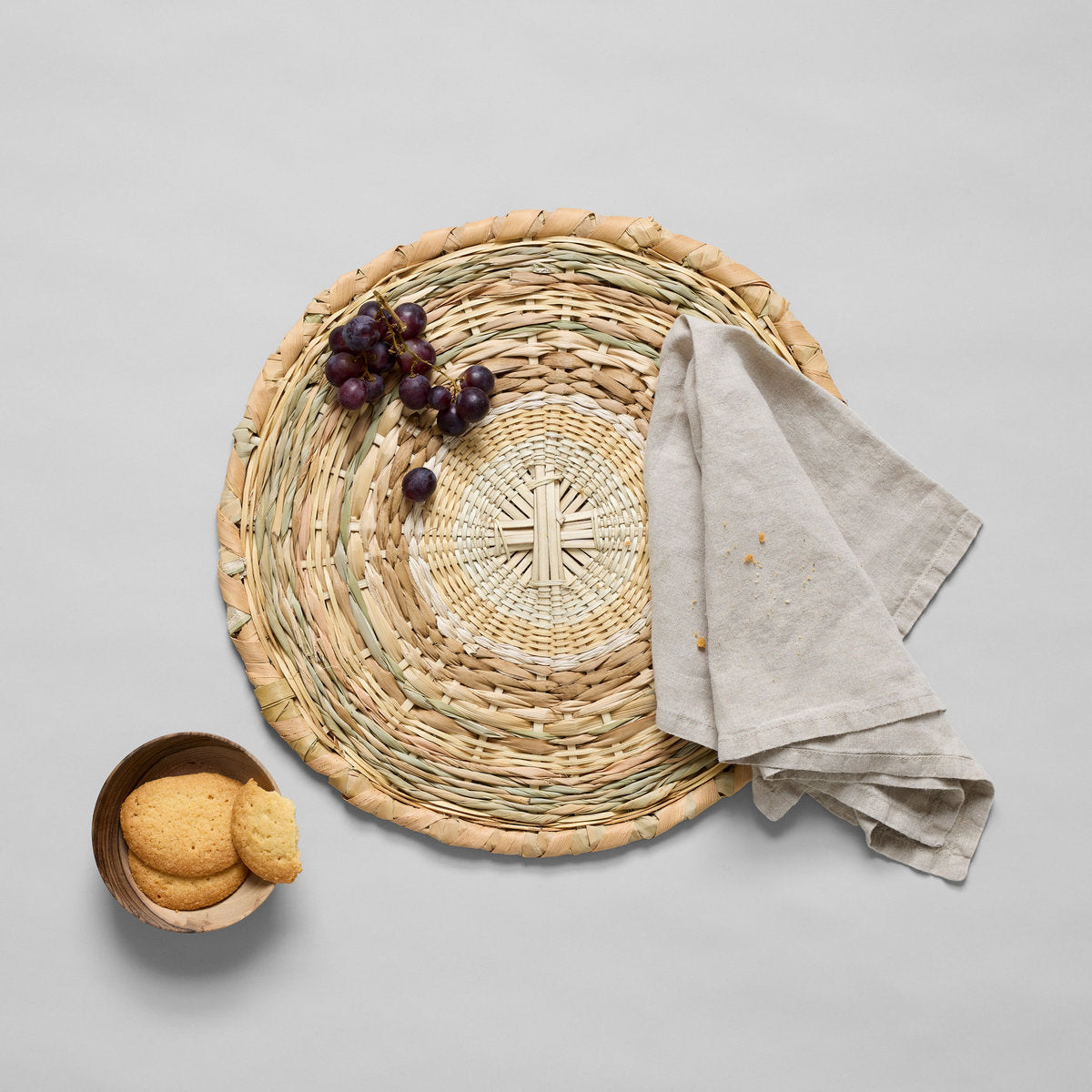 Set of Four Woven Mixed Fibers Placemats