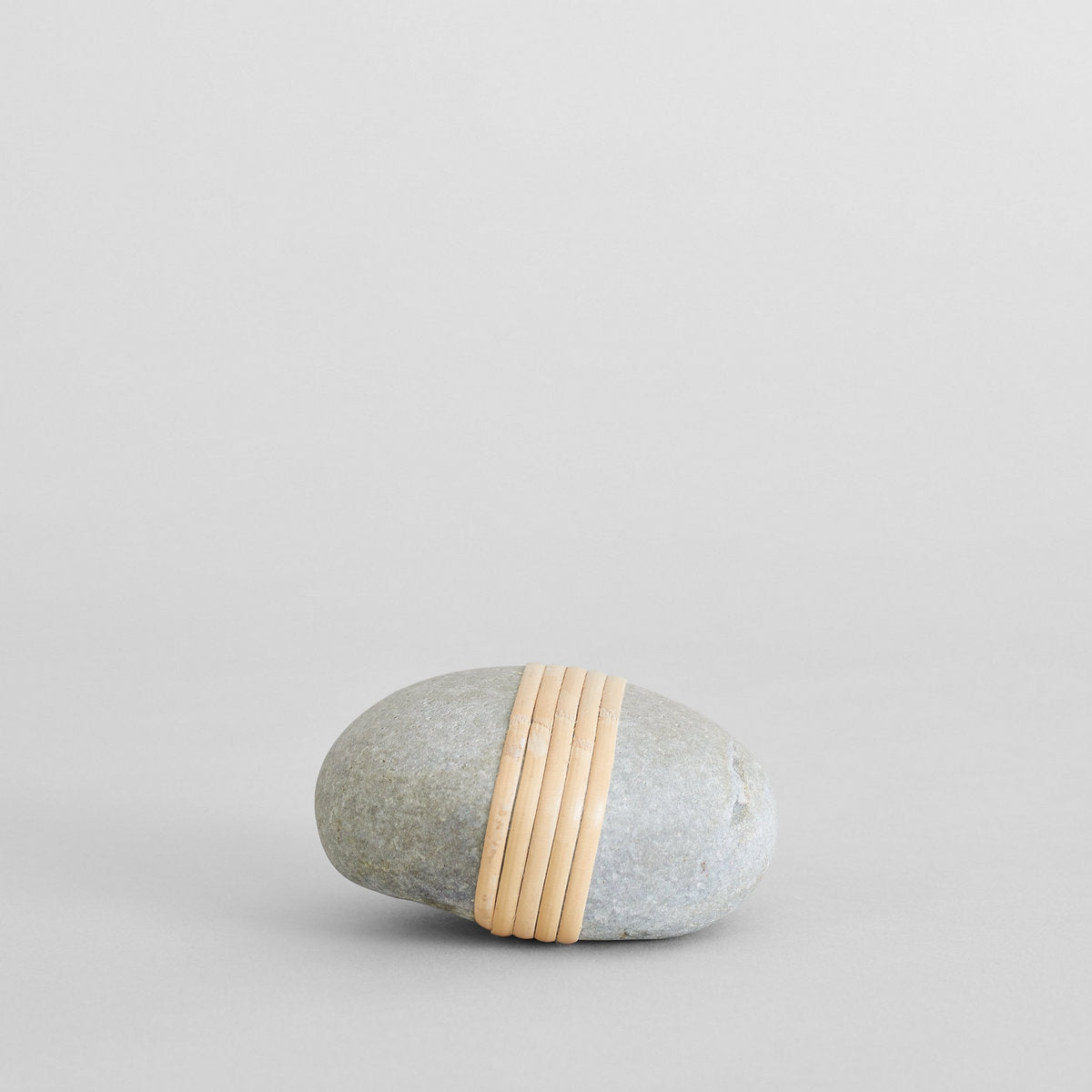 Bamboo Wrapped Rock