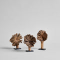 Small Wood Flower on Stand