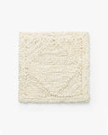 Diamond Braided Bleached Jute Rug Swatch