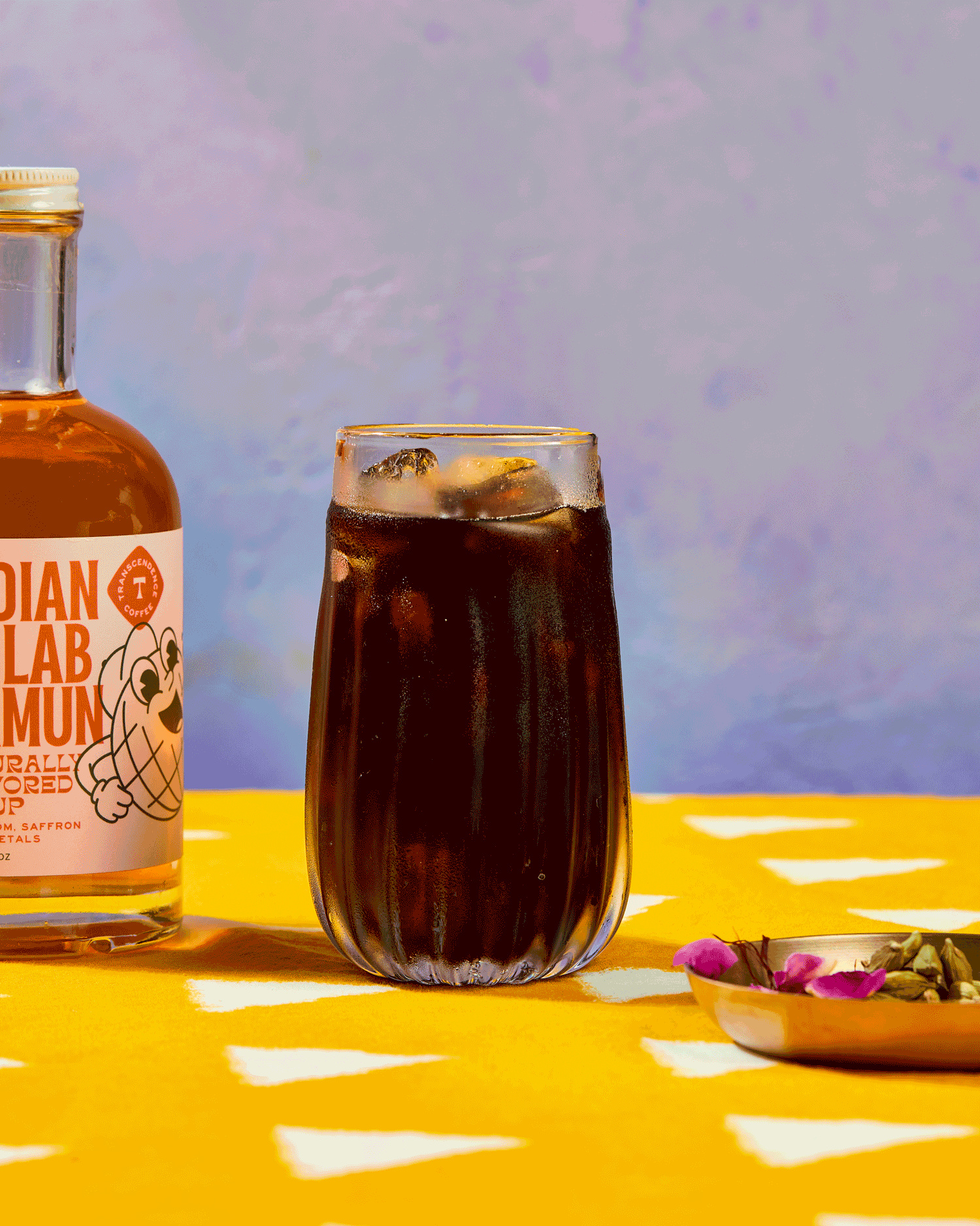 Transcendence Coffee x Diaspora Co. Indian Gulab Jamun Syrup
