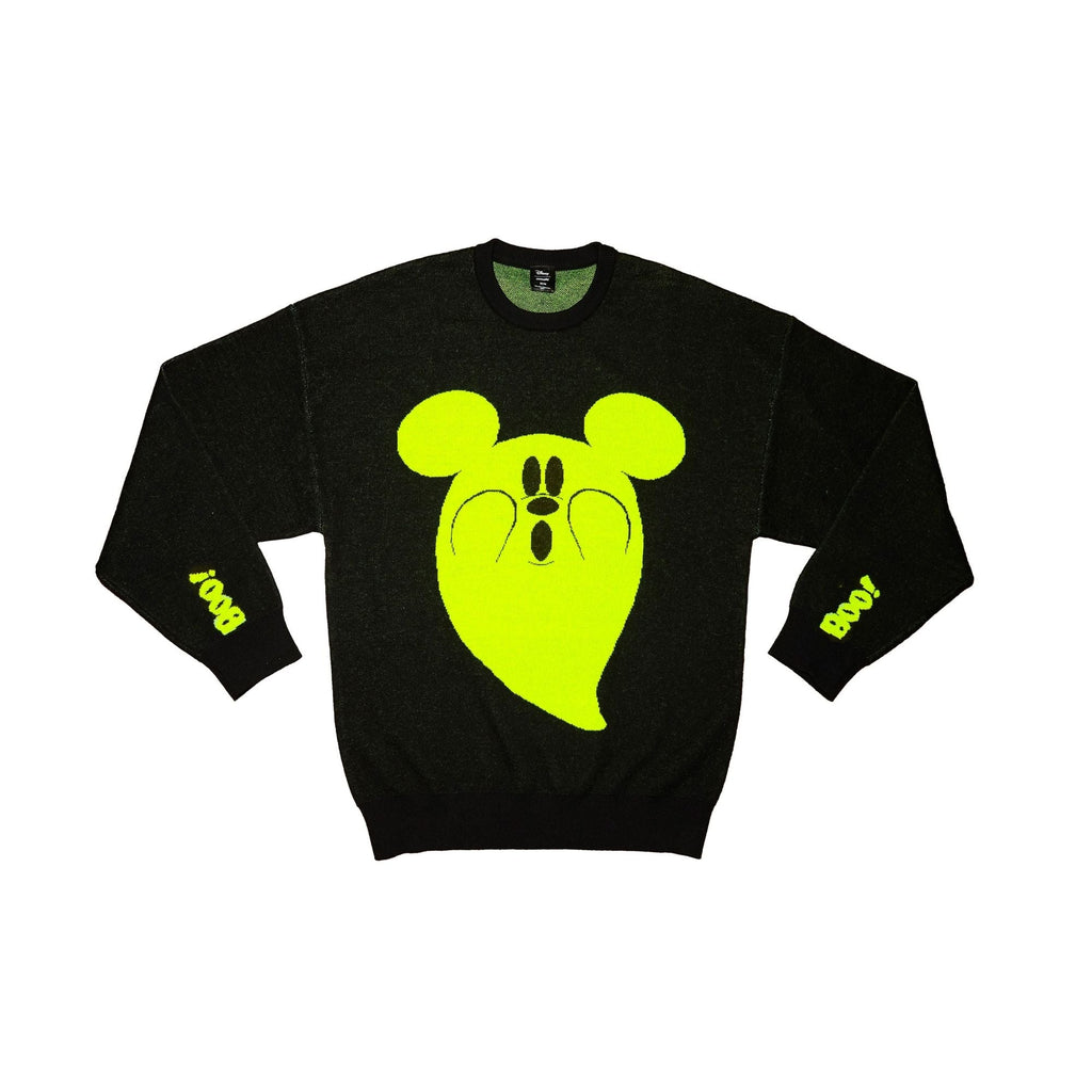 Disney Mickey Mouse Glow Ghost Knit Sweater
