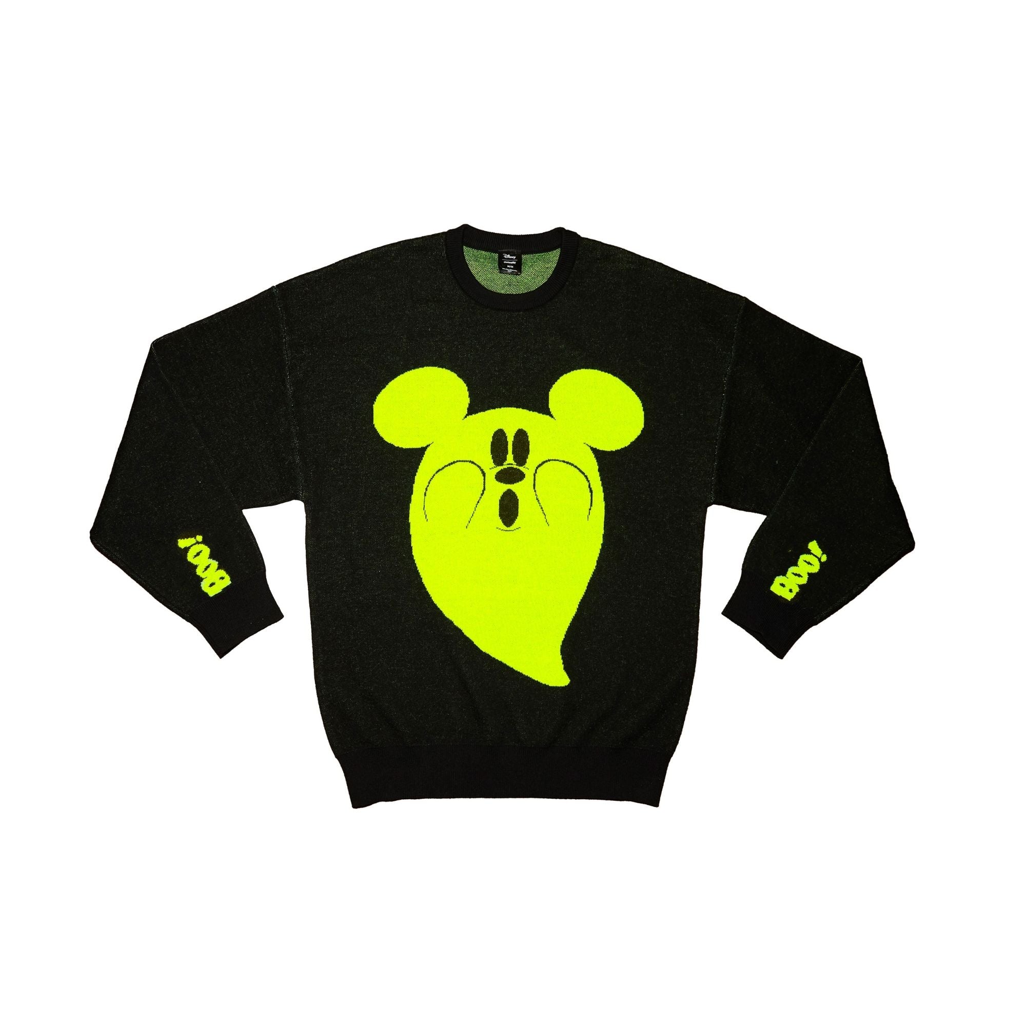 Disney Mickey Mouse Glow Ghost Knit Sweater