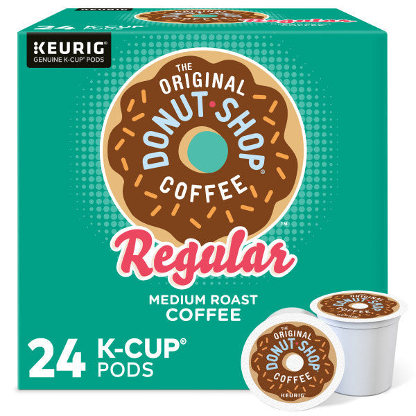 The Original Donut Shop Coffee K-Cups, Medium Roast – 24 Count