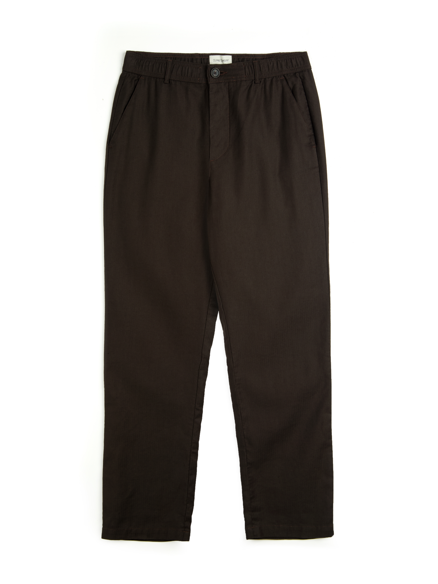 Drawstring Trousers Eastman Brown