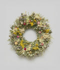 Linden Dried Oat & Mixed Botanical Wreath, 22"
