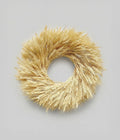 Classic Dried Blonde Wheat Wreath, 22"