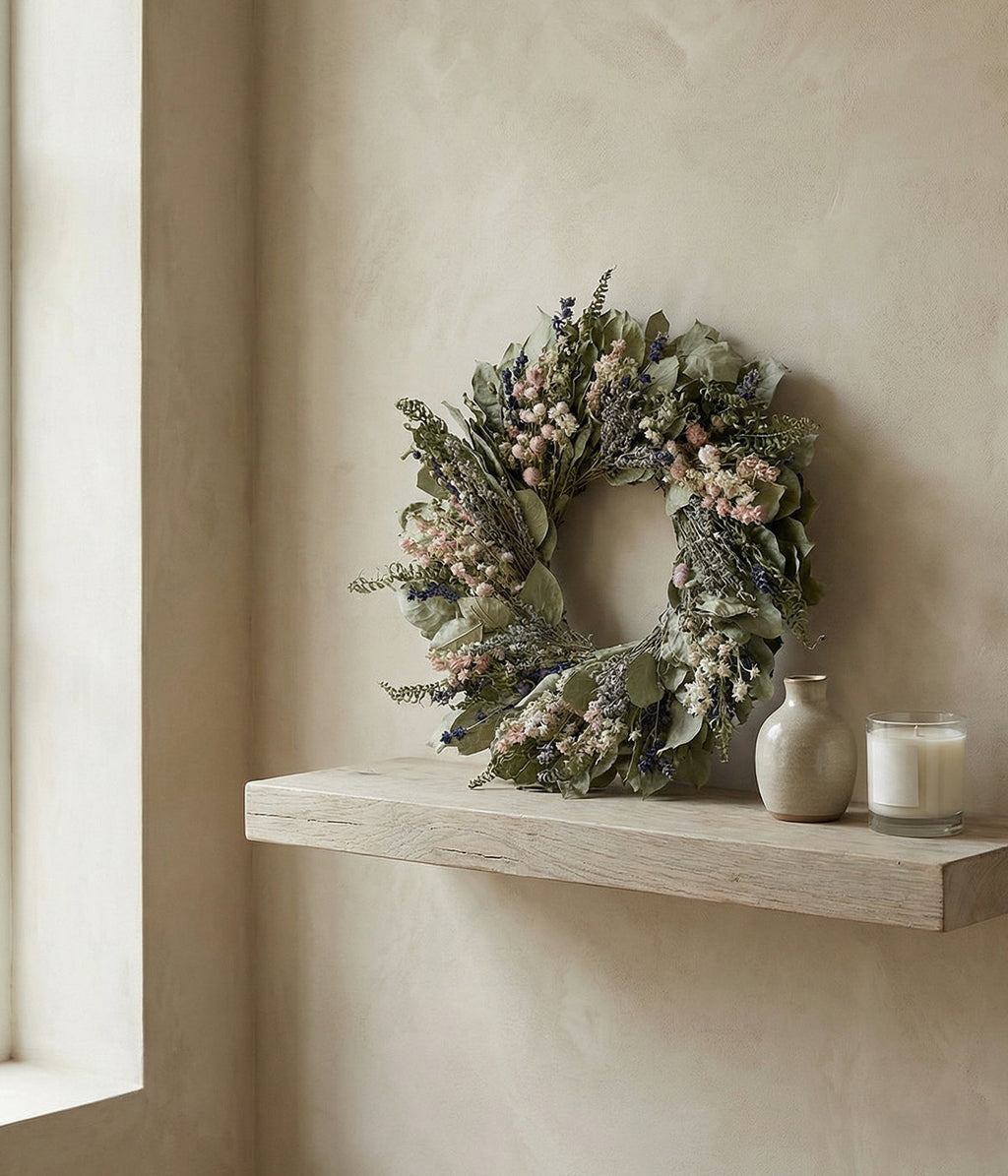 Colette Dried Garden & Herb Wreath, 22"