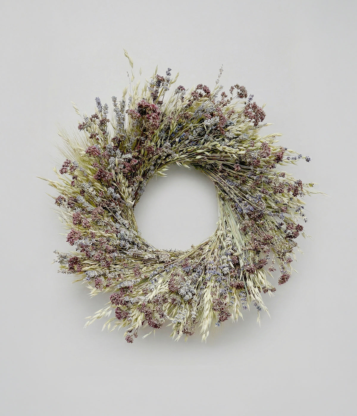 Beatrice Dried Lavender & Oregano Wreath, 22"