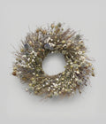 Rosalind Dried Thistle & Daisy Wreath, 22"