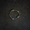 GLD X Bloody Osiris Dual Finish Ball Chain Bracelet in White and Yellow Gold