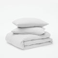 Linen-Cotton Blend Duvet Set - Cloud