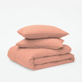 Linen-Cotton Blend Duvet Set - Muted Clay