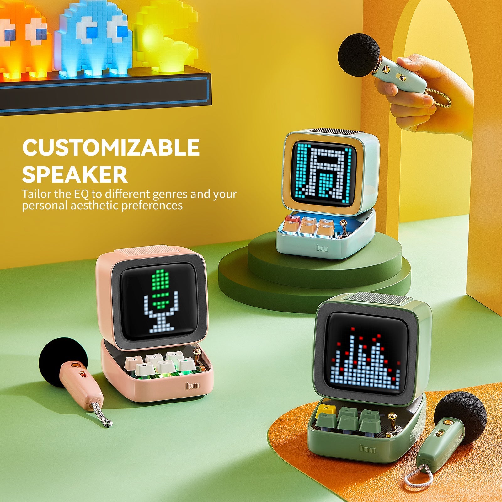 Divoom Ditoo 5-Mic Bluetooth Speaker