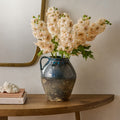 Jasper Artisanal Jug and Delphinium Bundle