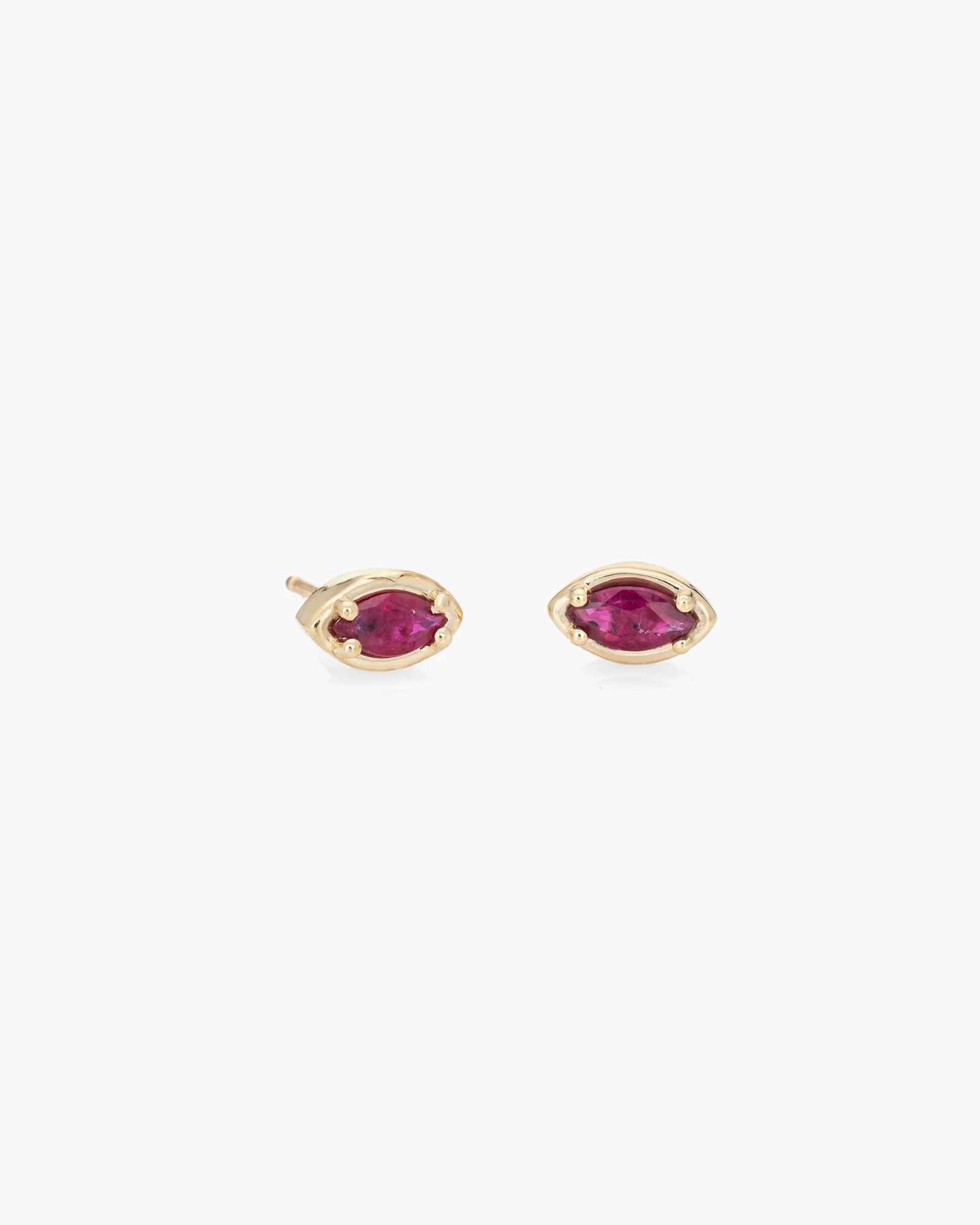 Ruby Marquise Studs