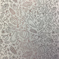 Harvest Silkscreen pumpkins gourds corn mushrooms clay stencil